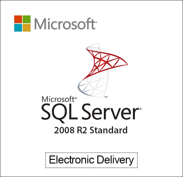 SQL Server 2008 R2 Standard  - 2 Cores - Unlimited Clients Download 