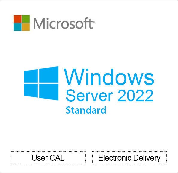 Windows Server 2022 Standard with 10 User CALs - Download 