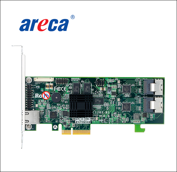 6Gb Entry Level Raid Card For Sata Ssd/ Drive With 2 X Sff8087- 4 Sata Fan Out C 