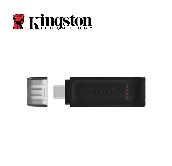 Kingston DataTraveler 70 USB flash drive - 128 GB - USB-C 3.2 Gen 1 