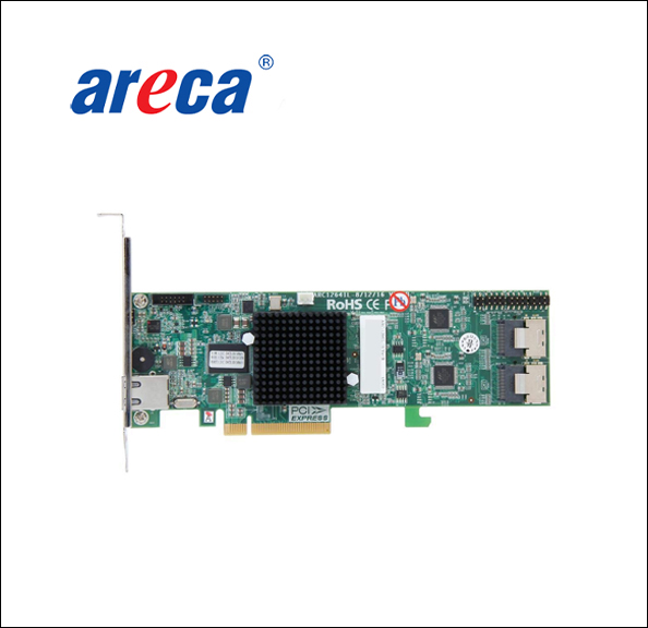 Areca ARC-1264il-16 Storage controller (RAID) - SATA 6Gb/s / SAS 6Gb/s - low profile - RAID 0, 1, 3, 5, 6, 10, 30, 50, JBOD, 1E, 00, 60, 100 - PCIe 2.0 x8 