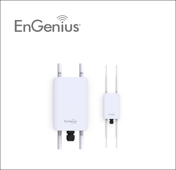 EnGenius EnTurbo ENH1350EXT Wireless access point - Wi-Fi 5 - 2.4 GHz, 5 GHz 