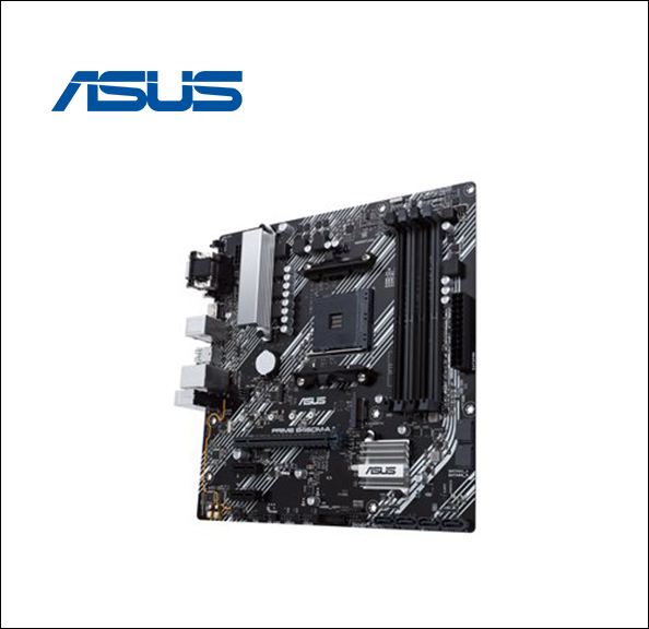 ASUS PRIME B450M-A II  Motherboard - micro ATX - Socket AM4 - AMD B450 Chipset - USB 3.2 Gen 1, USB 3.2 Gen 2 - Gigabit LAN - onboard graphics (CPU required) - HD Audio (8-channel) 