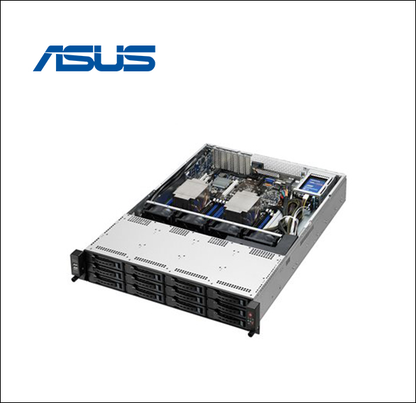 ASUS RS520-E8-RS12-E V2 Server - rack-mountable - 2U - 2-way - no CPU - RAM 0 GB - SATA - hot-swap 2.5", 3.5" bay(s) - no HDD - AST2400 - GigE - no OS - monitor: none 