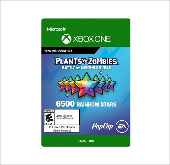 Electronic Arts Plants vs Zombies Neighborville 6500 Rainbow Stars - License - ESD 
