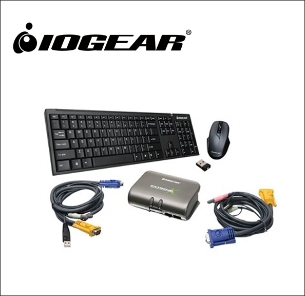 A Gcs1732 Miniview  Kvm Bundled With Our  Gkm551r Wireless Keyboard And Mouse 