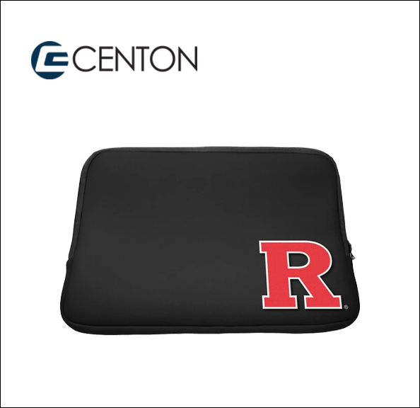 Rutgers University (Tokyodachi) Black Laptop Sleeve, Classic V113 