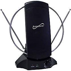 SuperSonic SC-605 HDTV Digital Amplified Indoor Antenna 