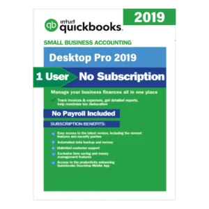 QuickBooks Desktop Pro 2019 | No Subscription