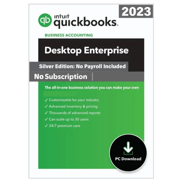 QuickBooks Desktop Enterprise 2023 | No Subscription