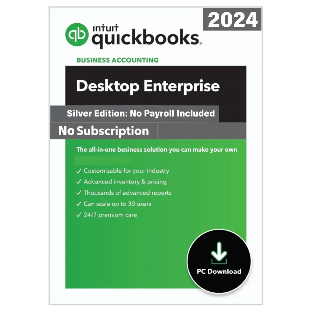 QuickBooks Desktop Enterprise 2024 | No Subscription
